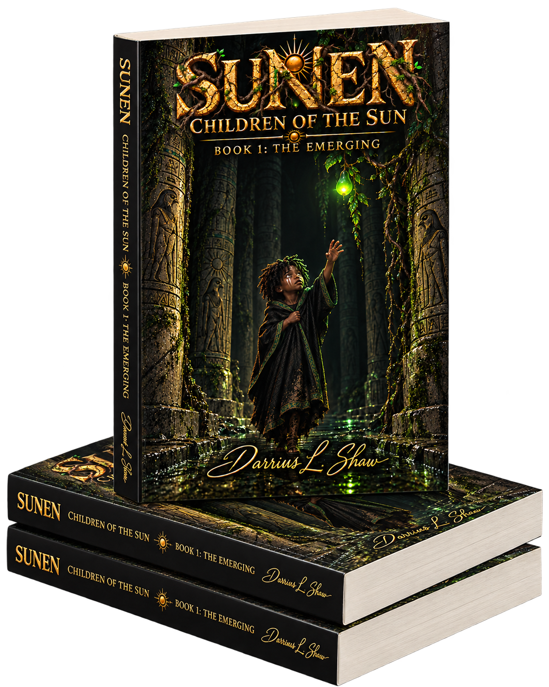SUNEN Children of the Sun Book One The Emerging paperback promotional mockup